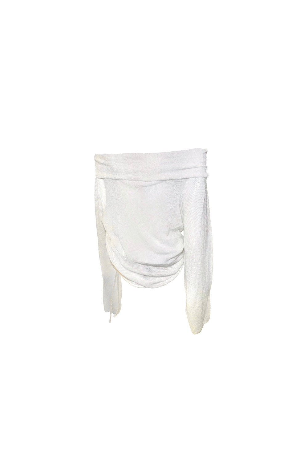 S loose off shoulder knit