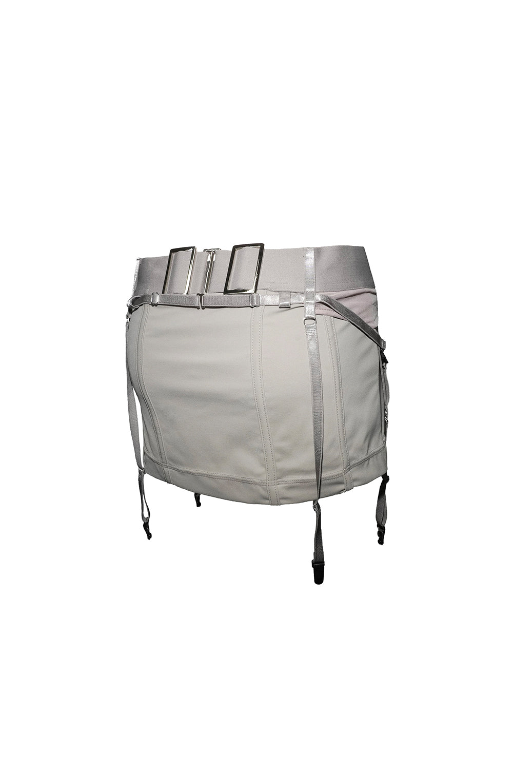 sculpt garter skirt mini