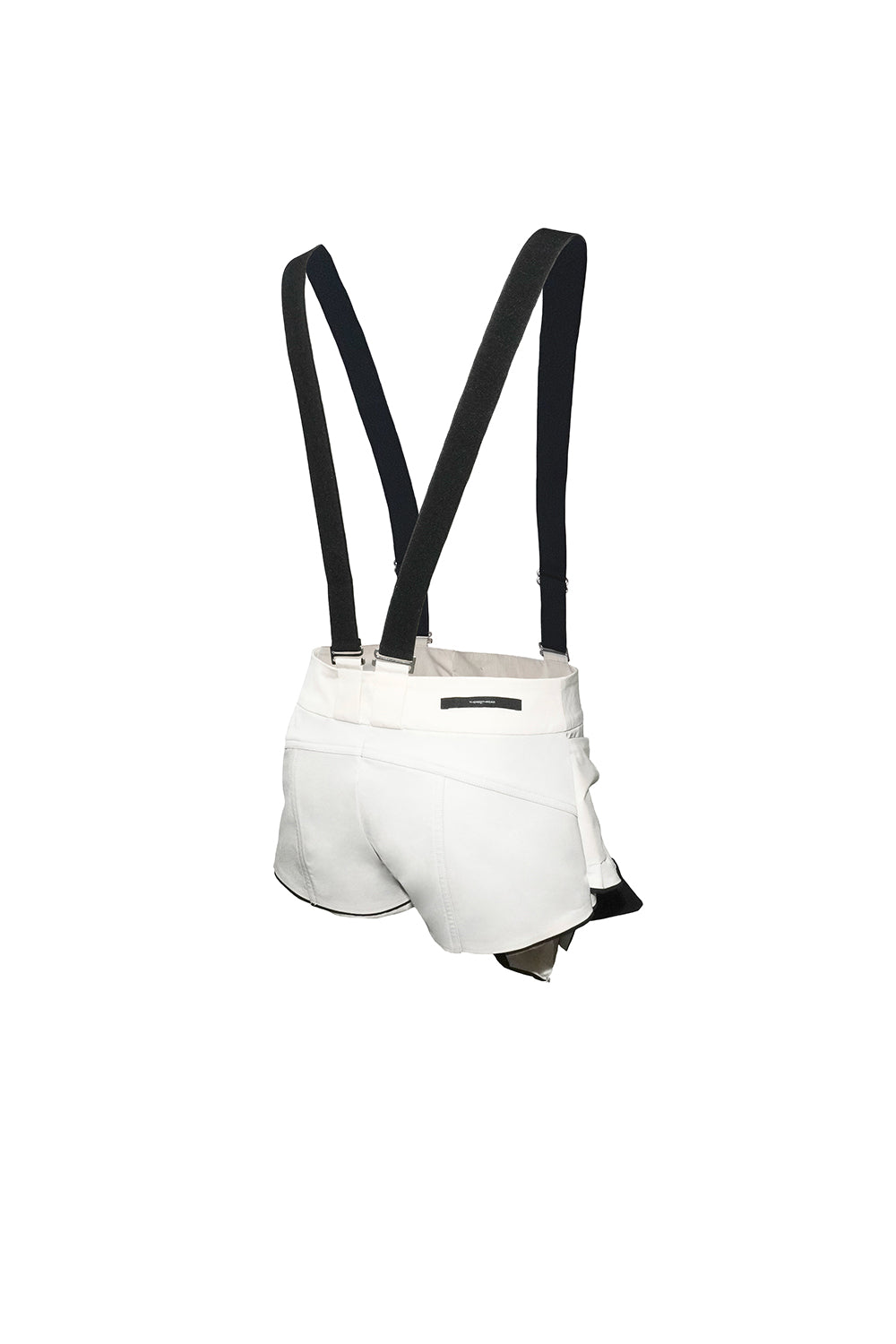 draped  suspender shorts