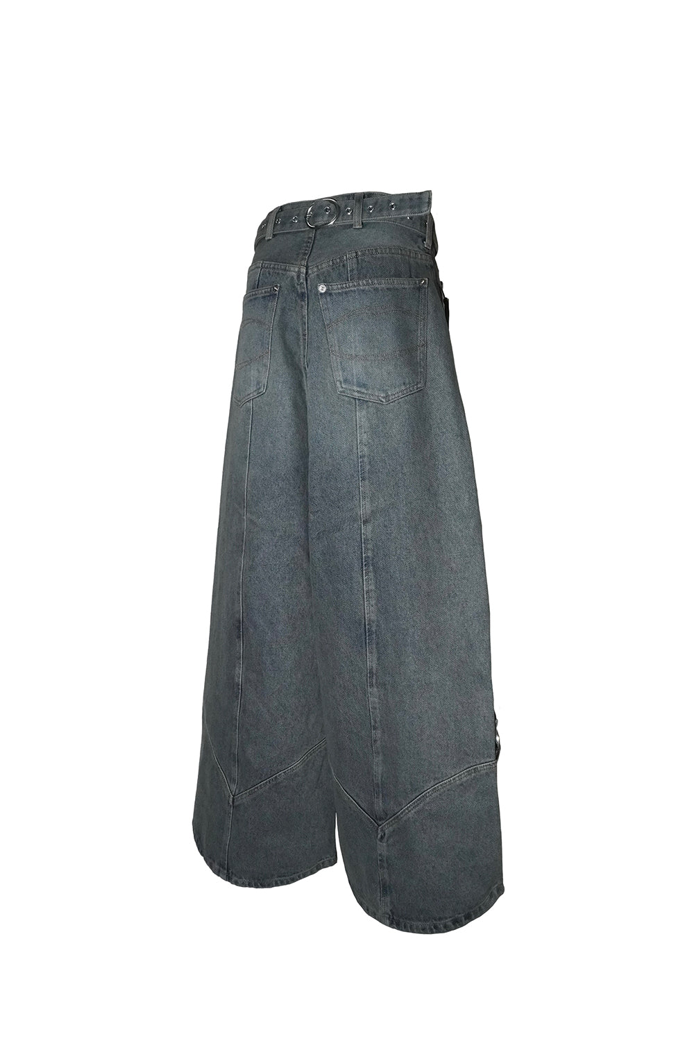 THEREDTHREAD / ザレッドスレッド】buckle wide denim
