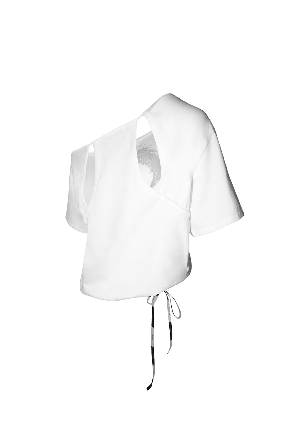 THEREDTHREAD / ザレッドスレッド】ink script offshoulder tops