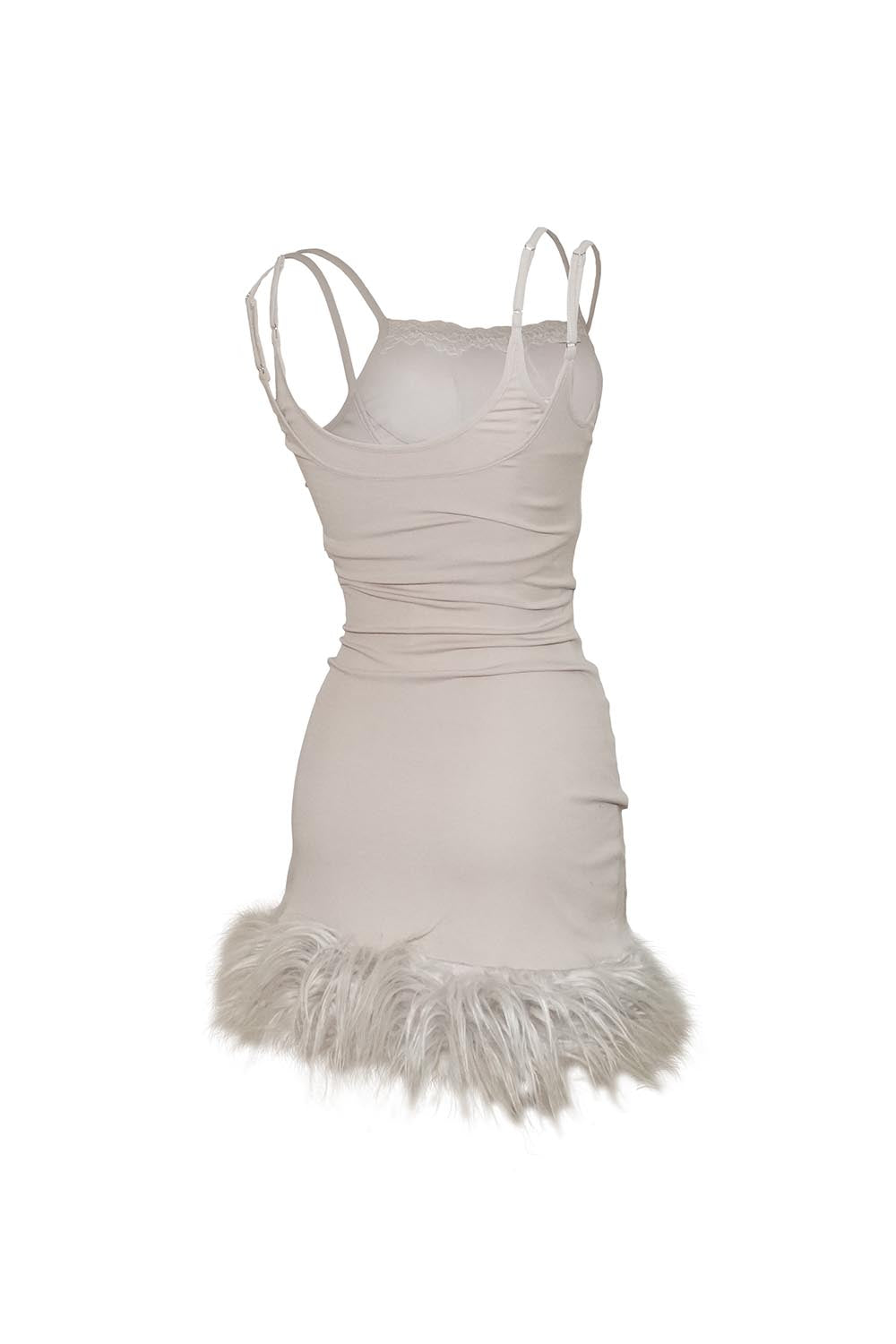 S layered fluff dress mini