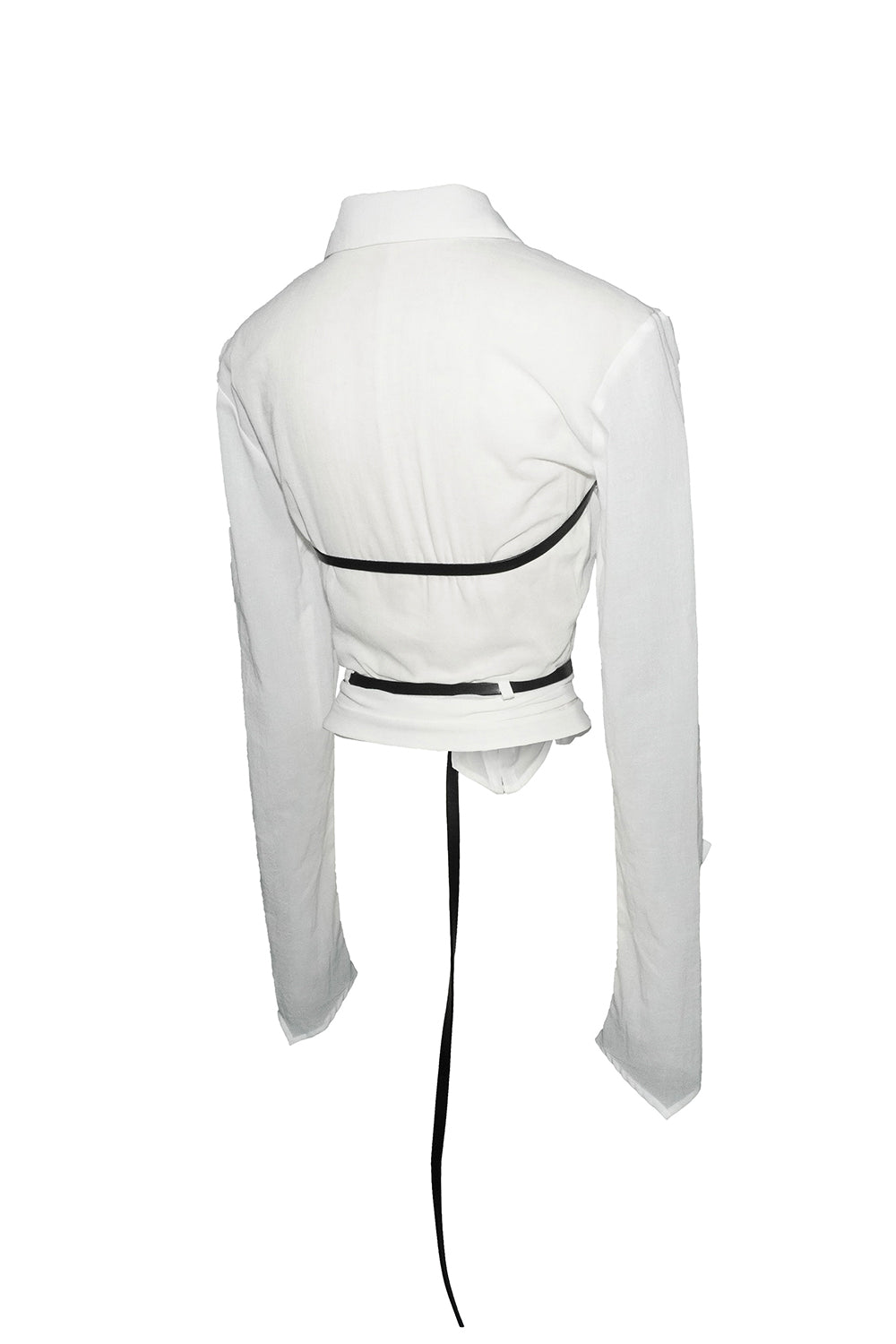harness sleeve blouse