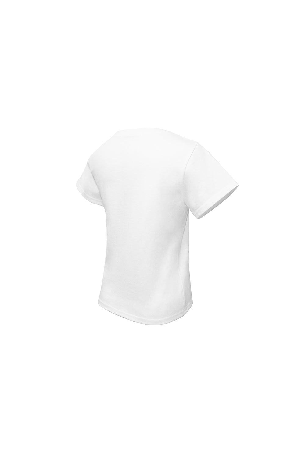 "M" crew neck T-shirt