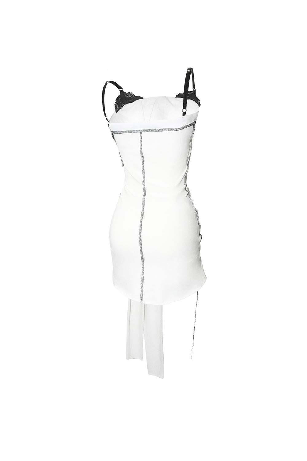 script drape dress mini