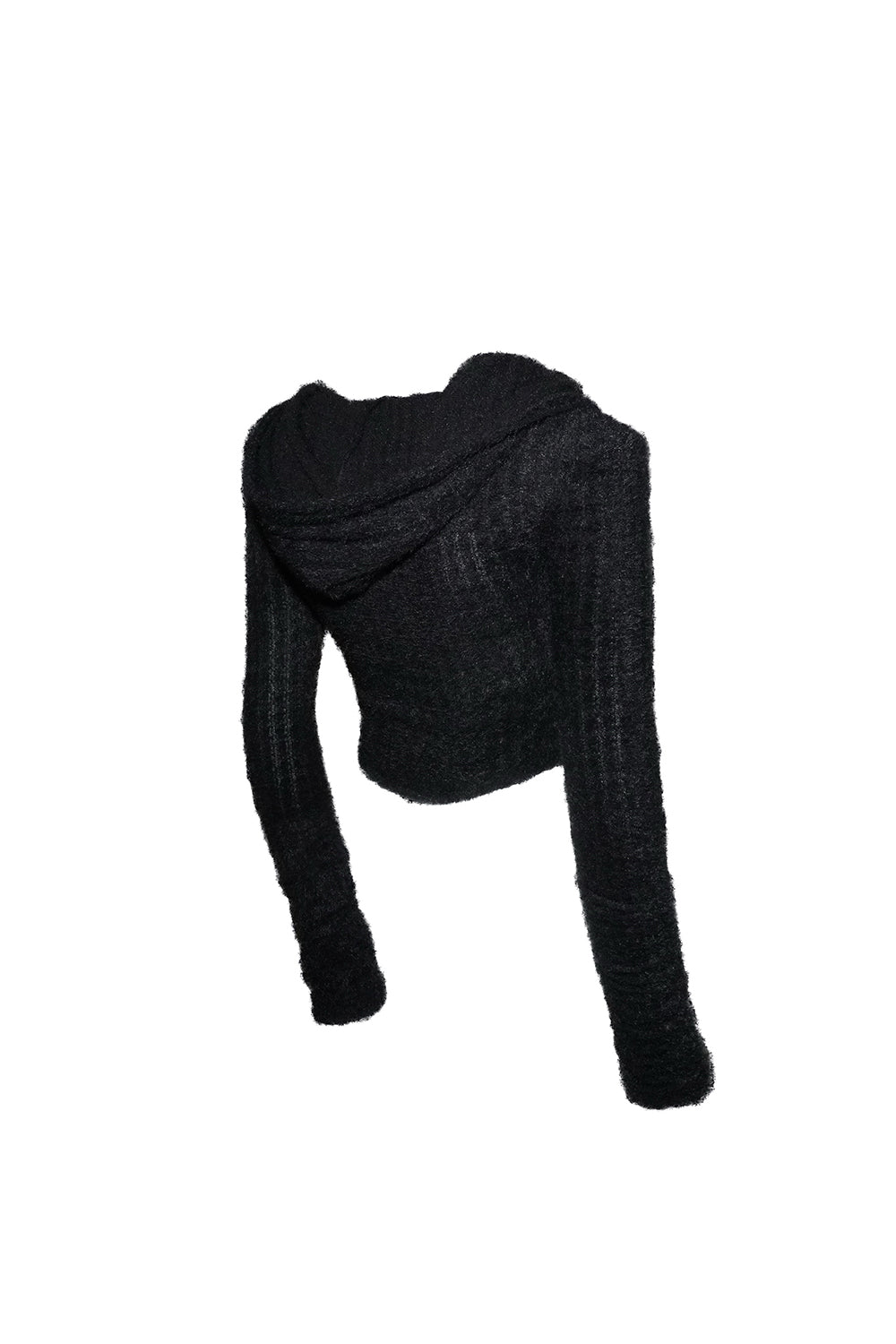 S w zip brushed hoodie