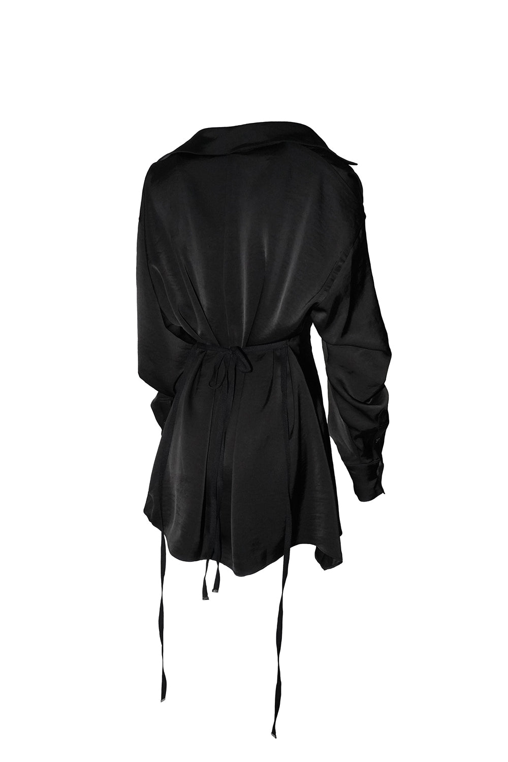 fluid hem dress shirt