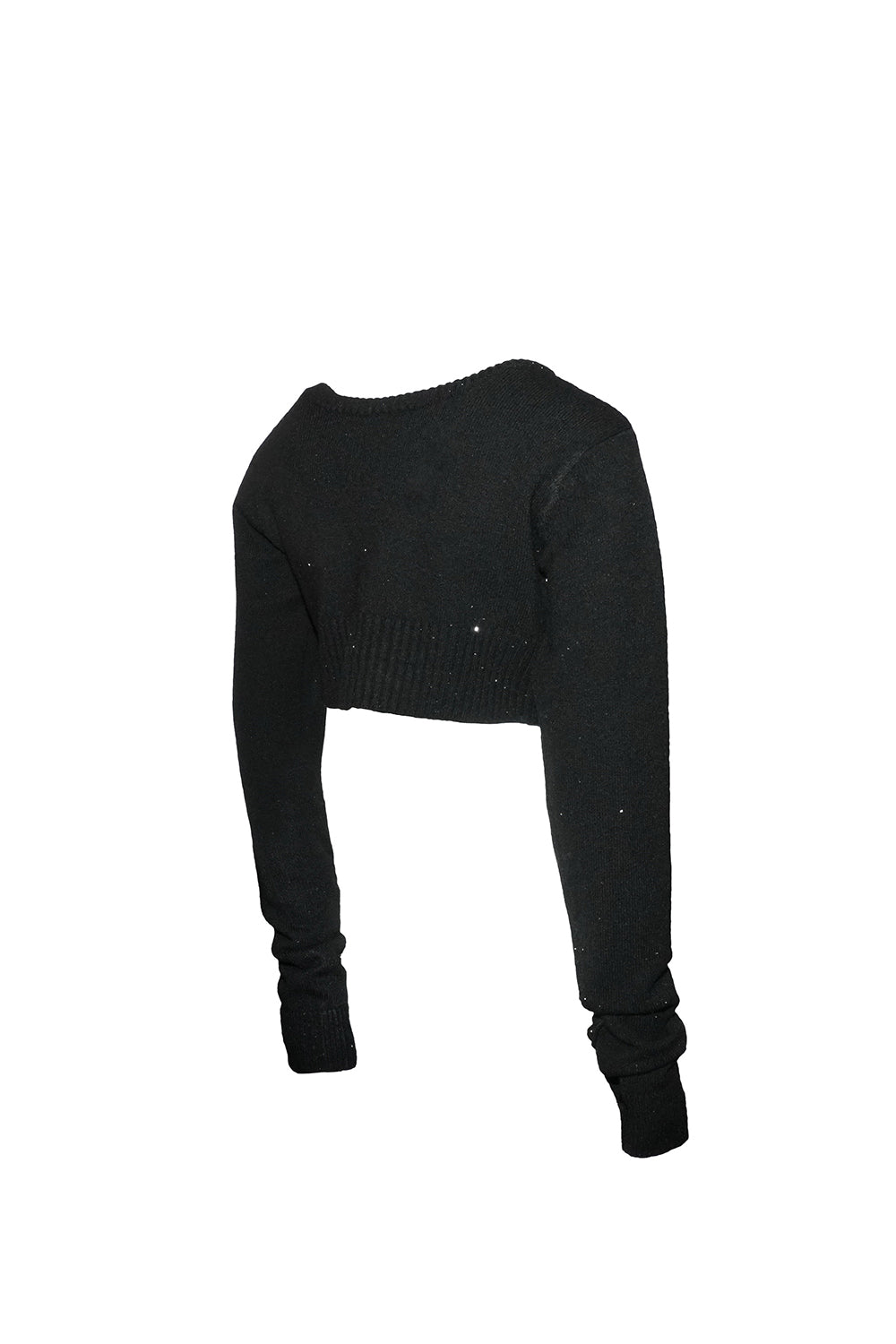 S sequin cardigan cropped