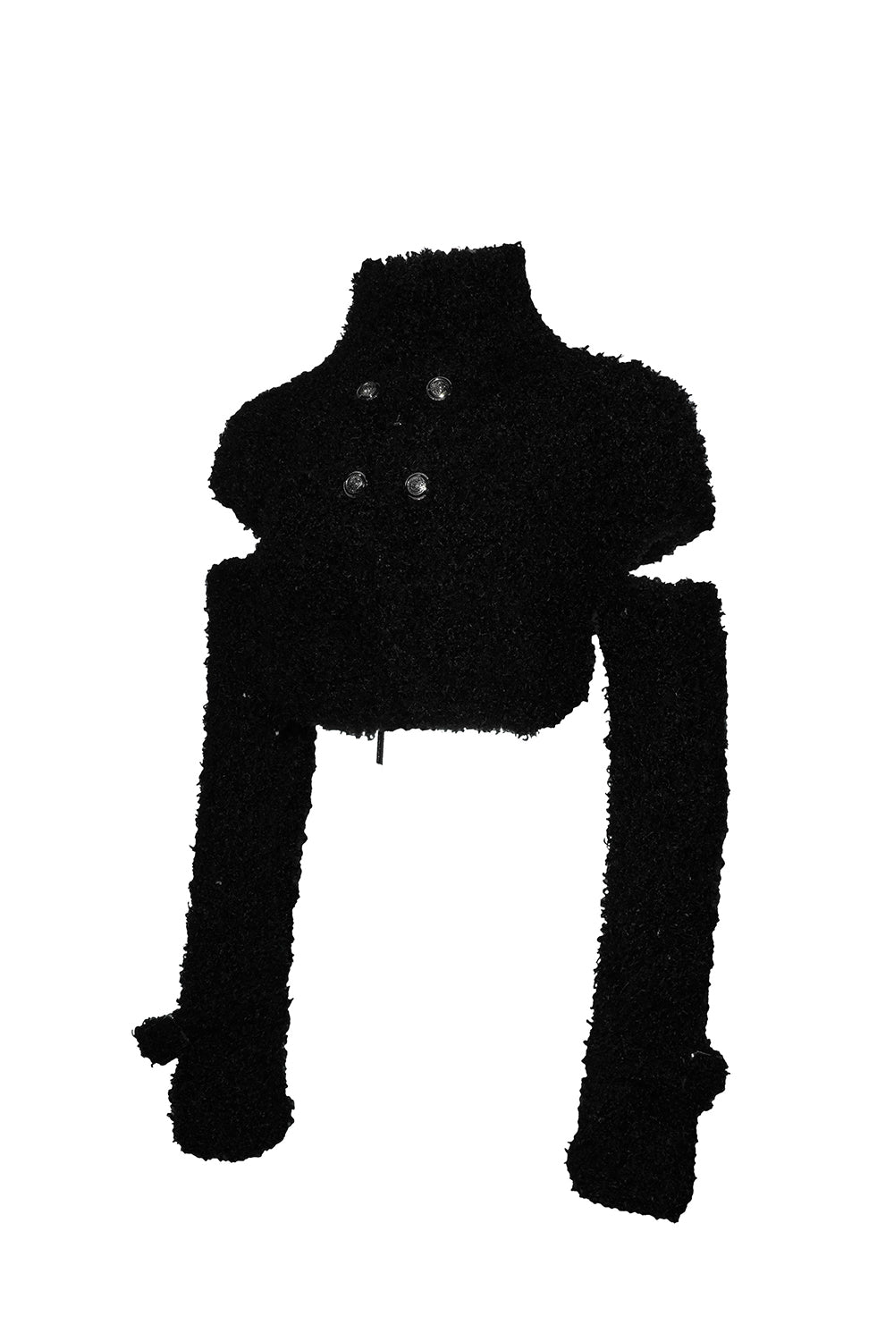 hand knit zip jacket