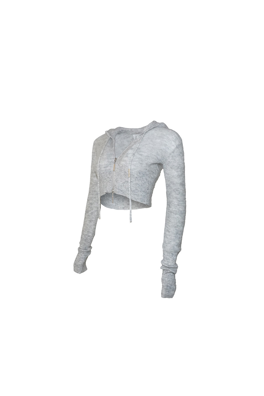 S w zip knit hoodie