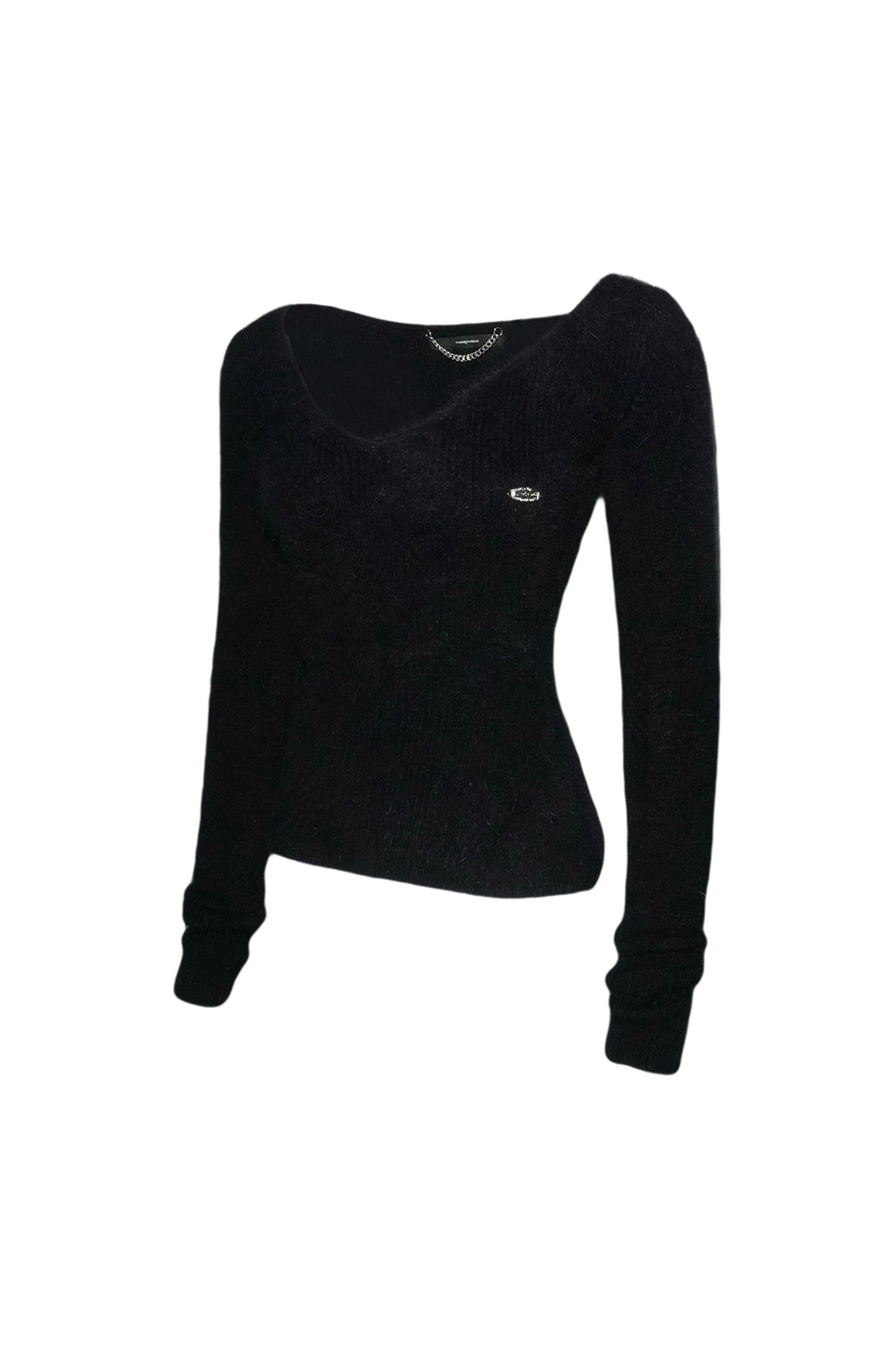 angora cocoon knit