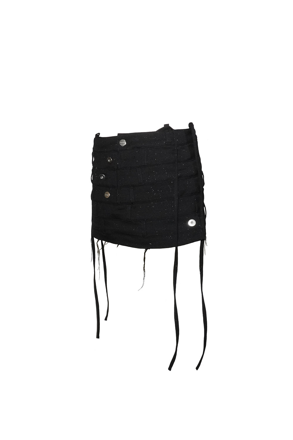 S layered panel skirt mini