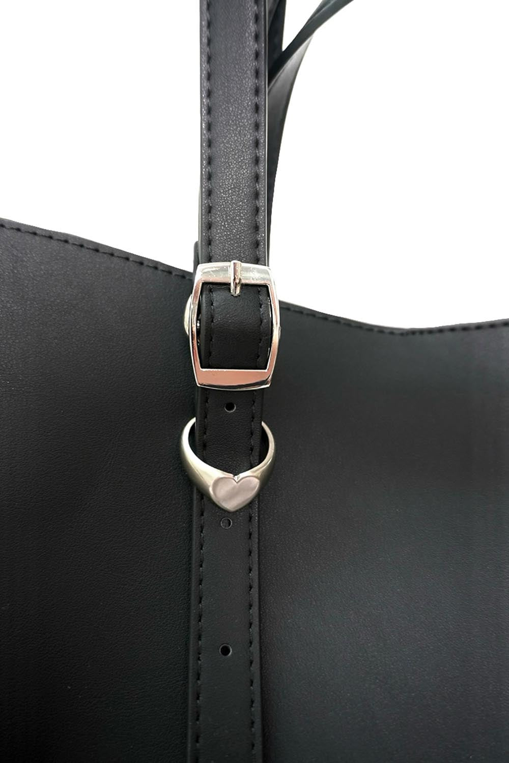 THEREDTHREAD / ザレッドスレッド】S heart tote bag large