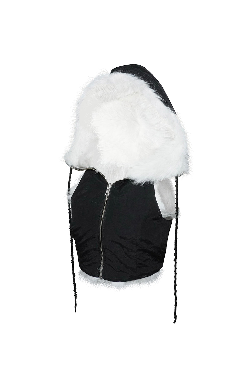 flip fur vest