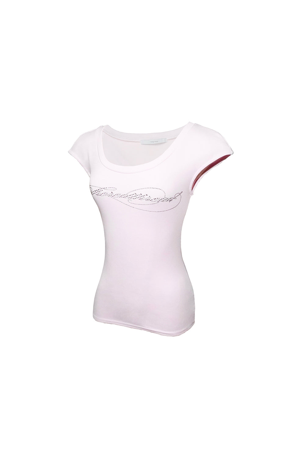 slim fit logo tops