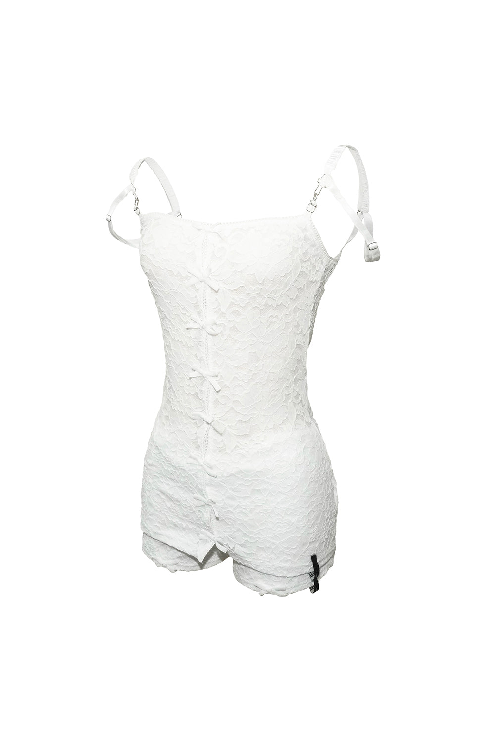lace cami shorts set ribbon