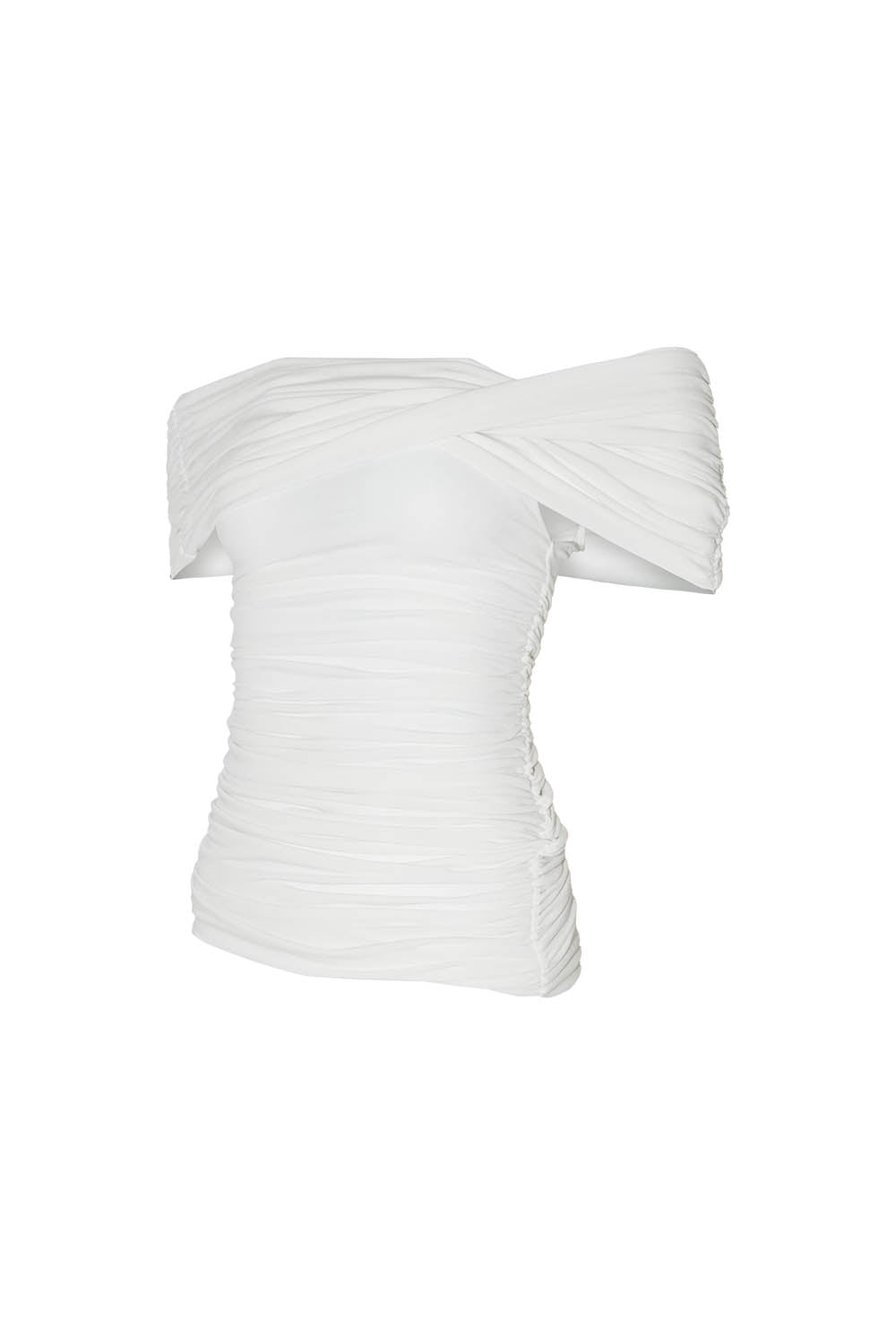 トップス theredthread S drop off shoulder tops THEREDTHREAD】S drop off shoulder tops
