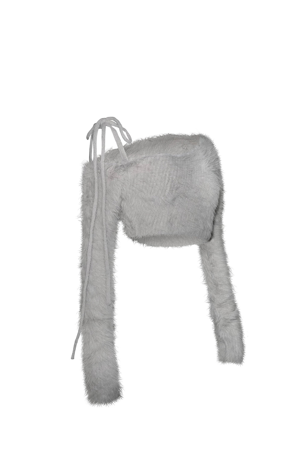 S feather knit cropped