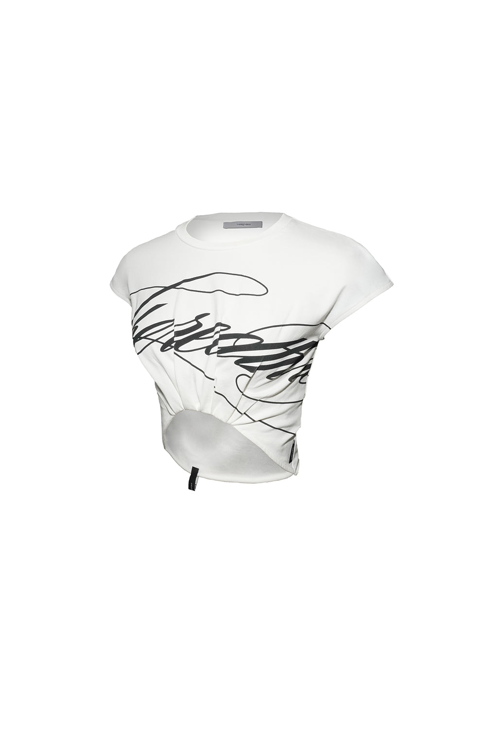 knot hem logo tops