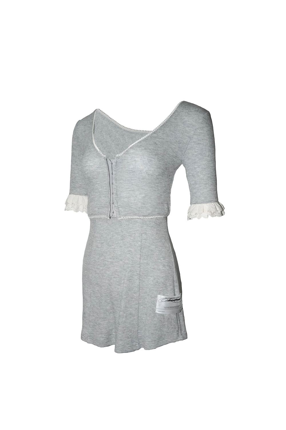 convertible laced dress mini