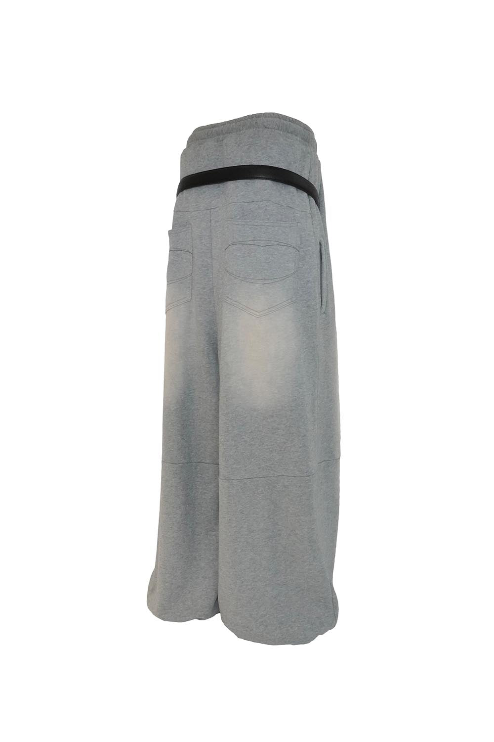 S blasted belt sweat pants