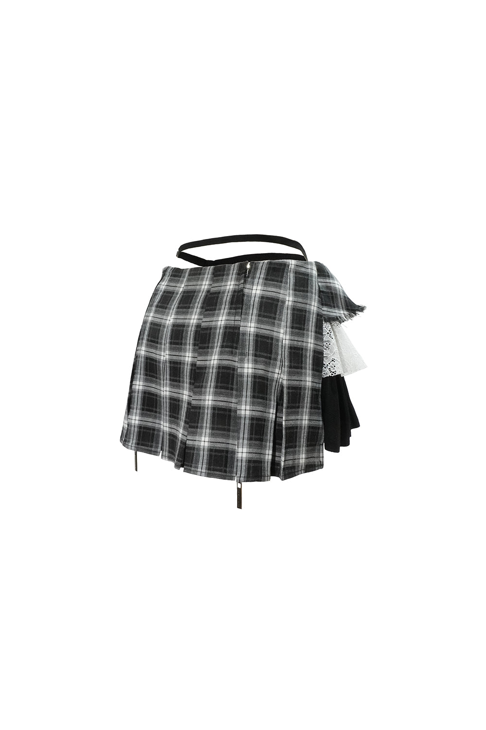 スカート Theredthread S half mini skirt bug check THEREDTHREAD / ザレッドスレッド】S half mini skirt bug check