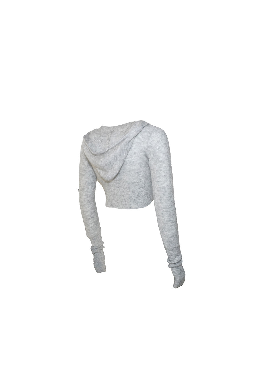 S w zip knit hoodie