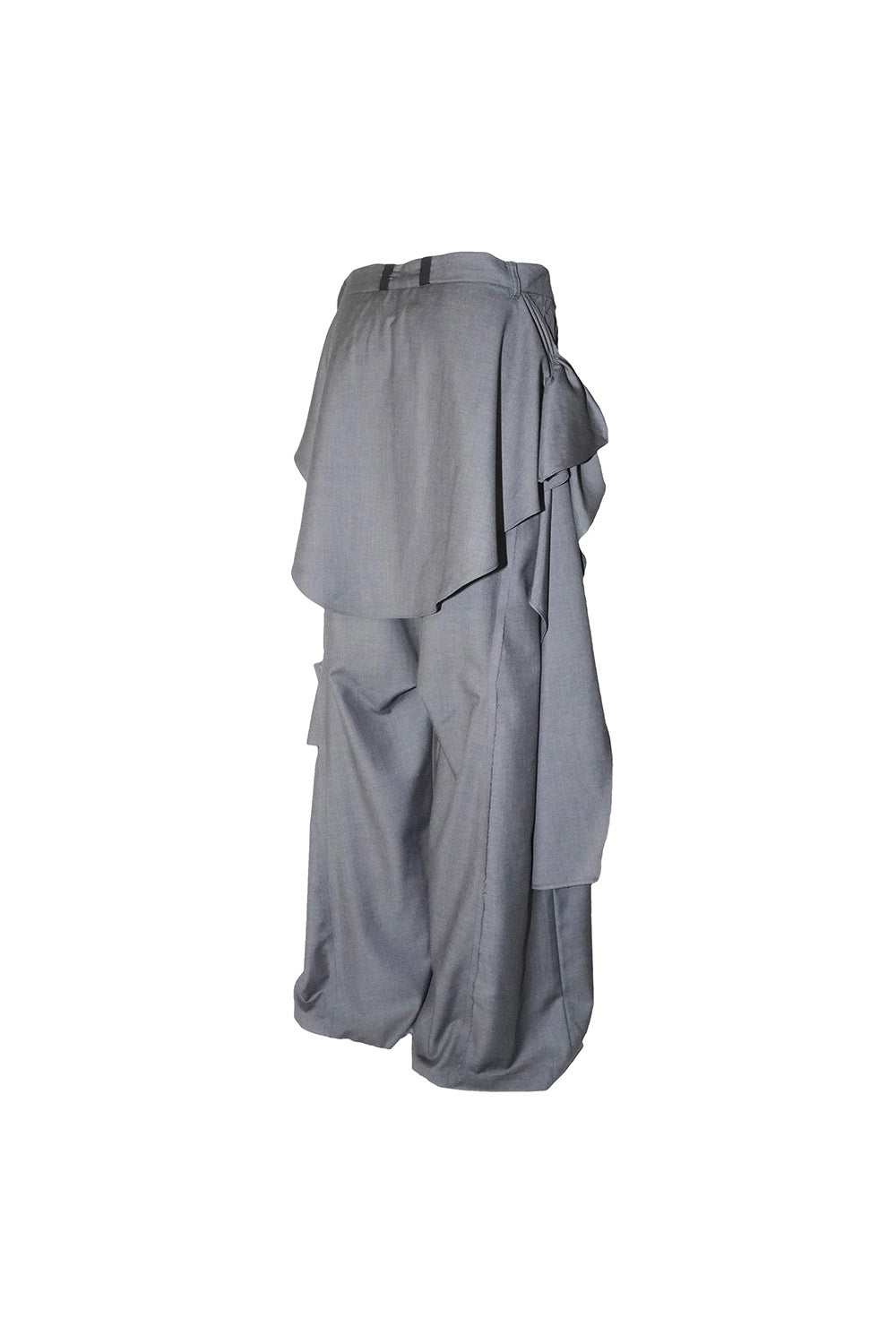 THEREDTHREAD / ザレッドスレッド】S drape tail pants