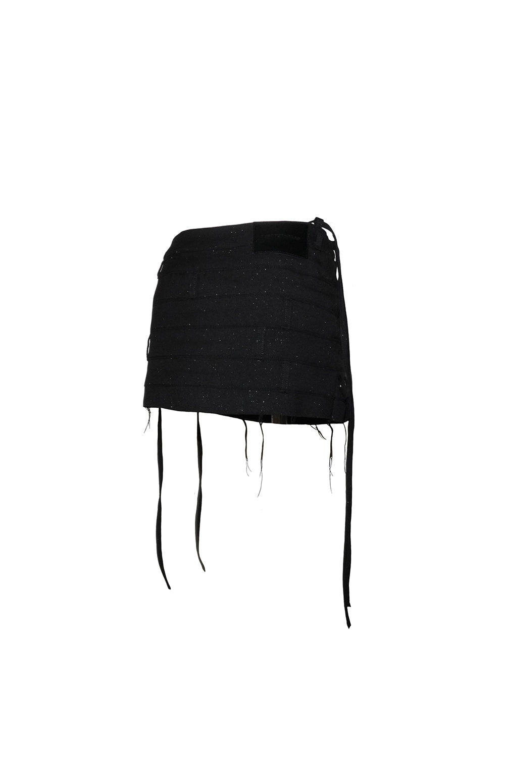 S layered panel skirt mini