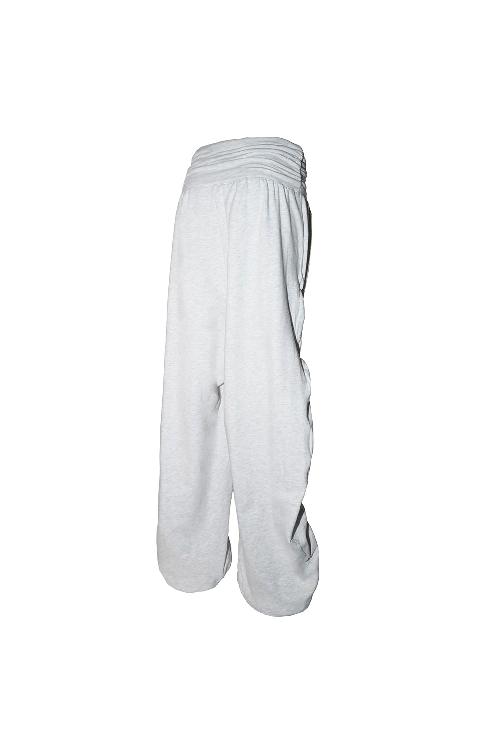 S ribbon smocking sweat pants