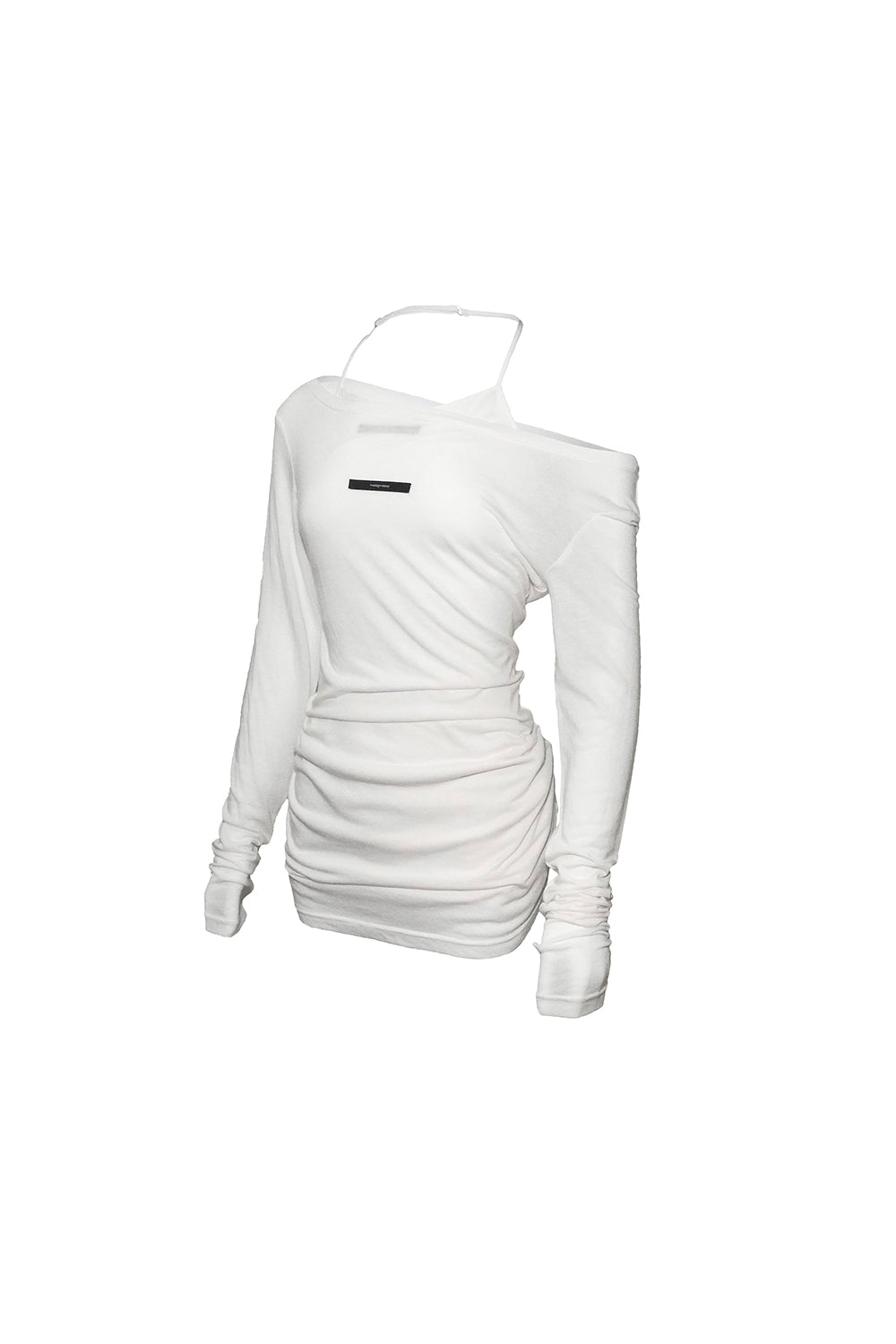 veiled layer dress mini