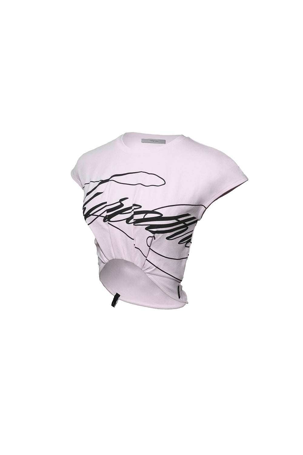 knot hem logo tops