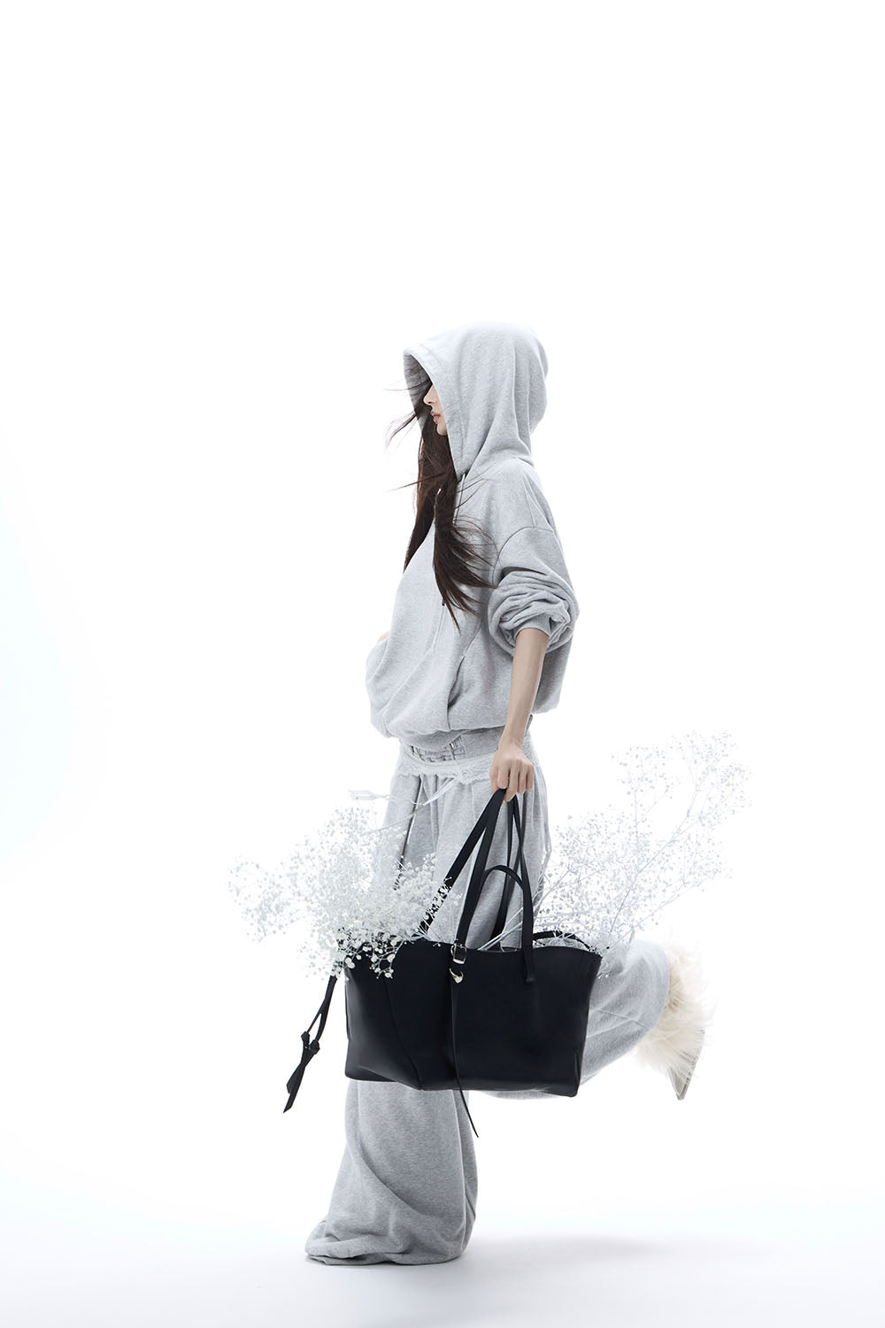 S logo pullover hoodie