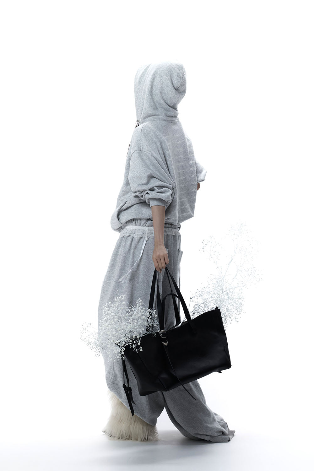 S logo pullover hoodie