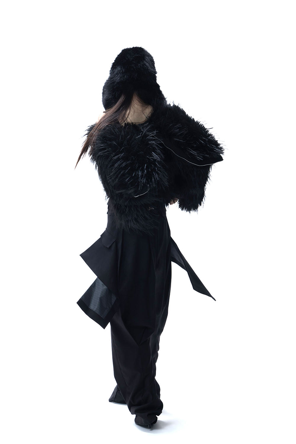 S tailored drape slacks