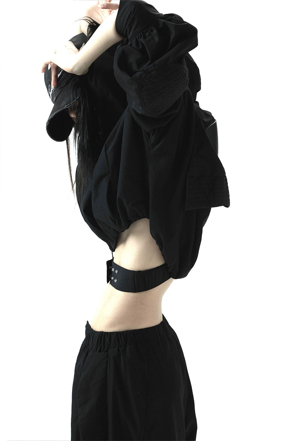 S eyelet nylon jacket