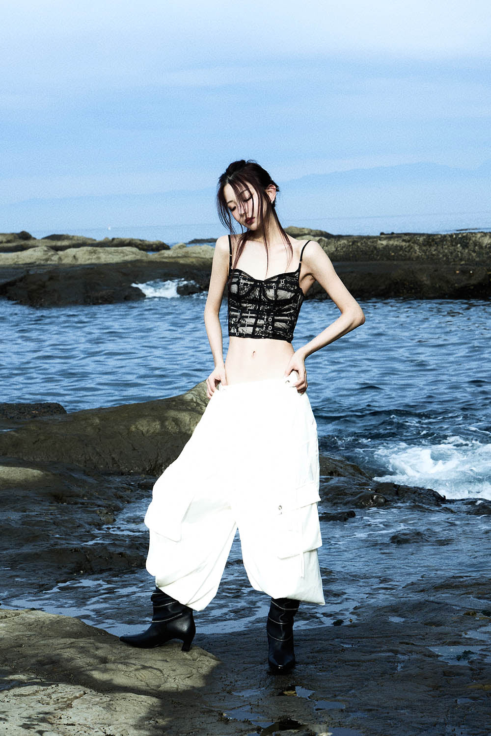 パンツ theredthread S pierce cargo pants THEREDTHREAD / ザレッドスレッド】S pierce cargo pants