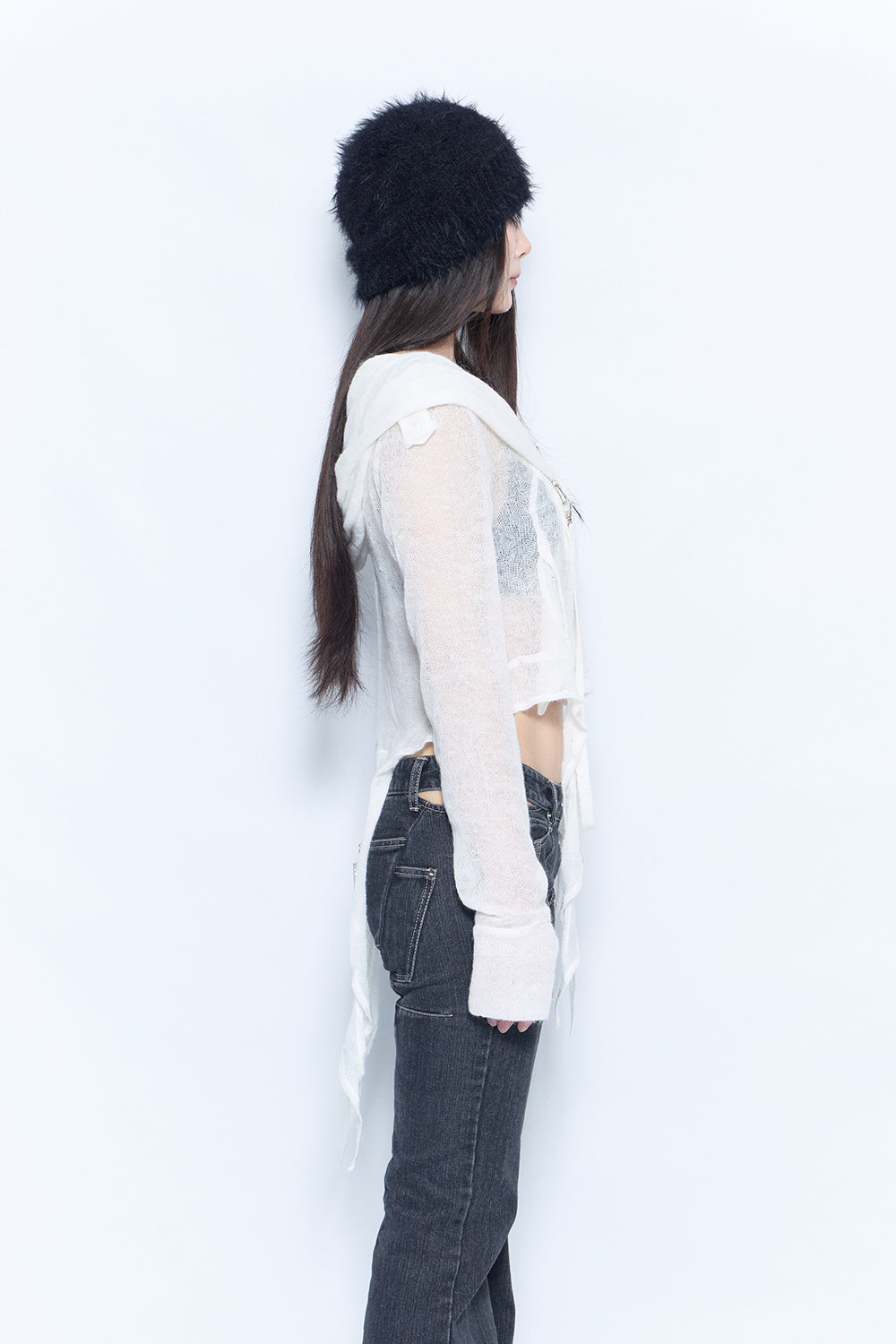 slash zip tail tops