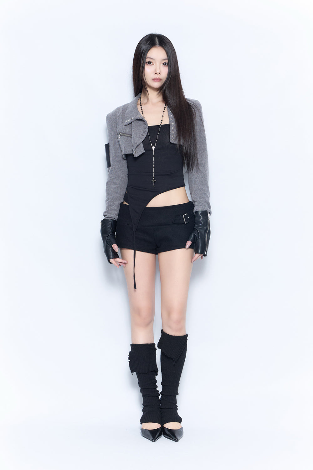 belted shorts