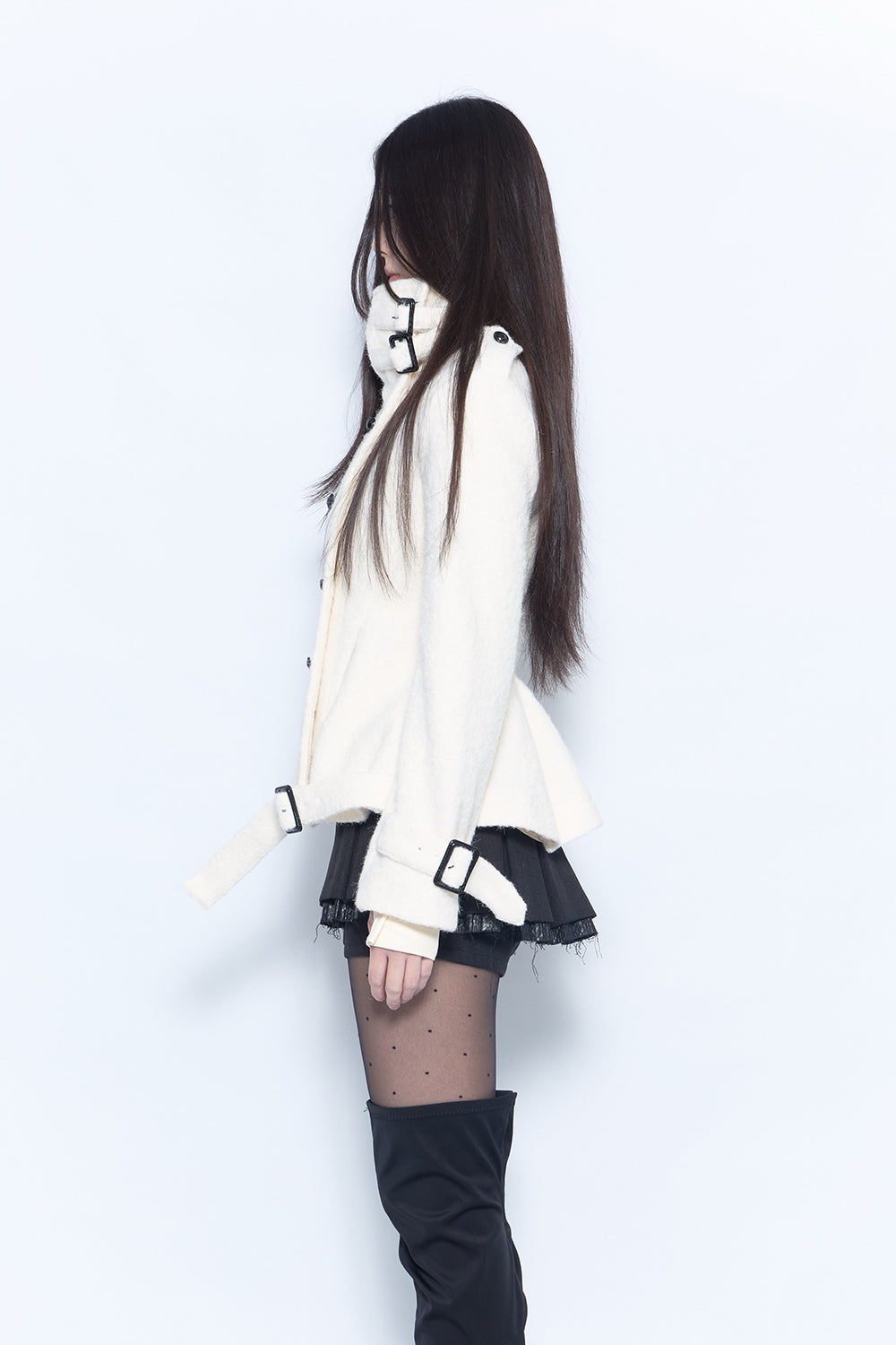 sculpt boucle coat