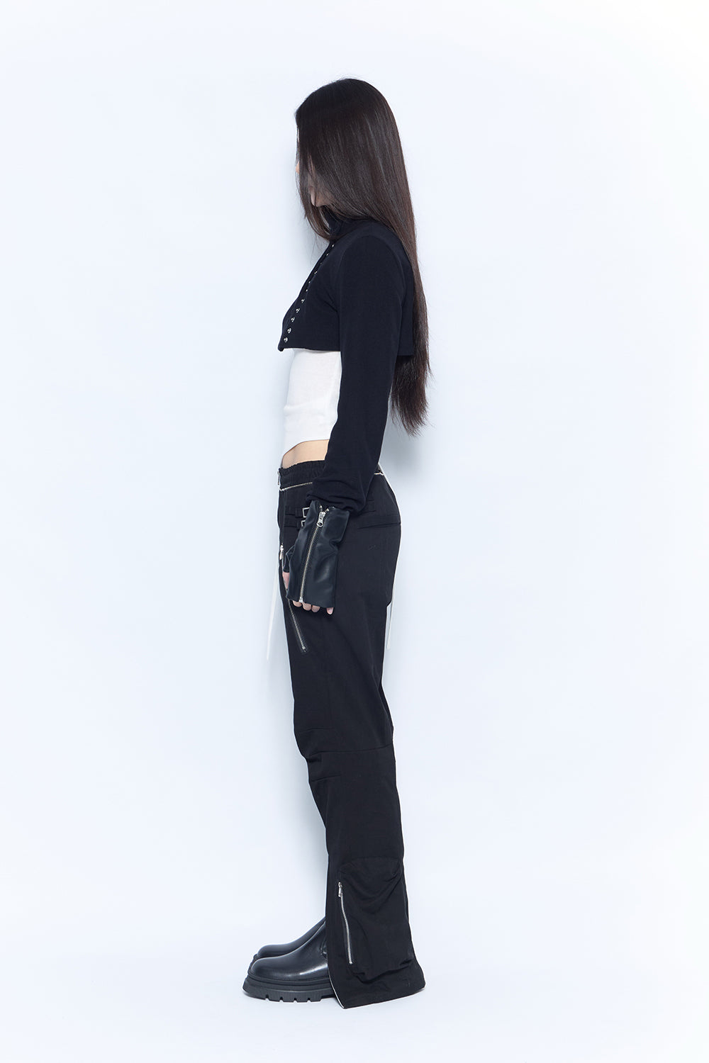zip structure pants