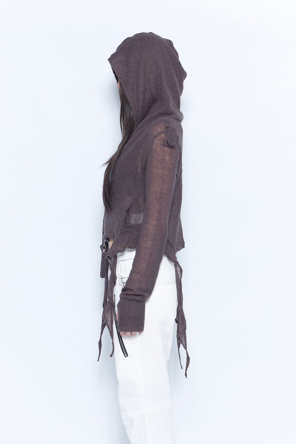 slash zip tail tops