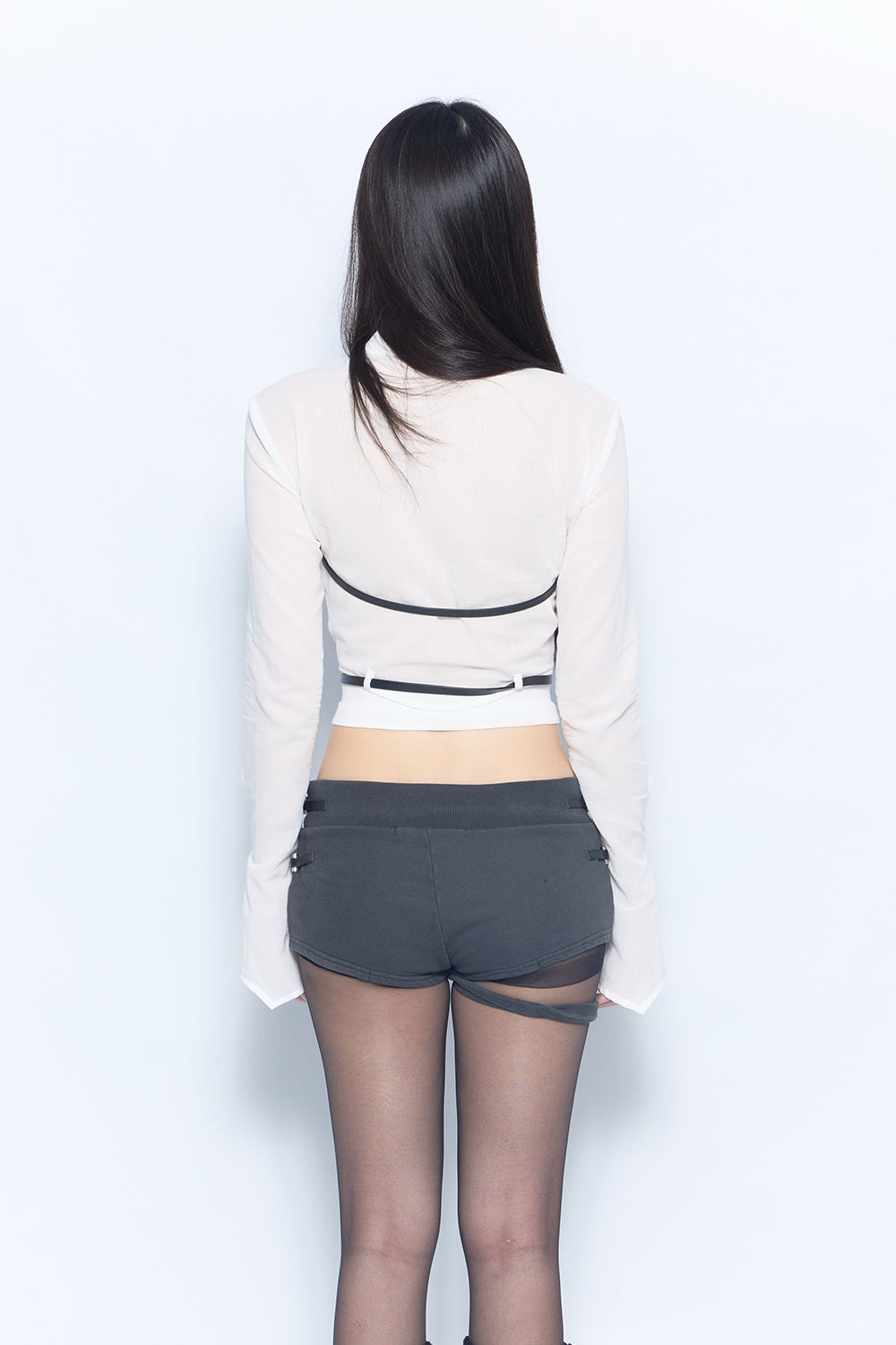 harness sleeve blouse