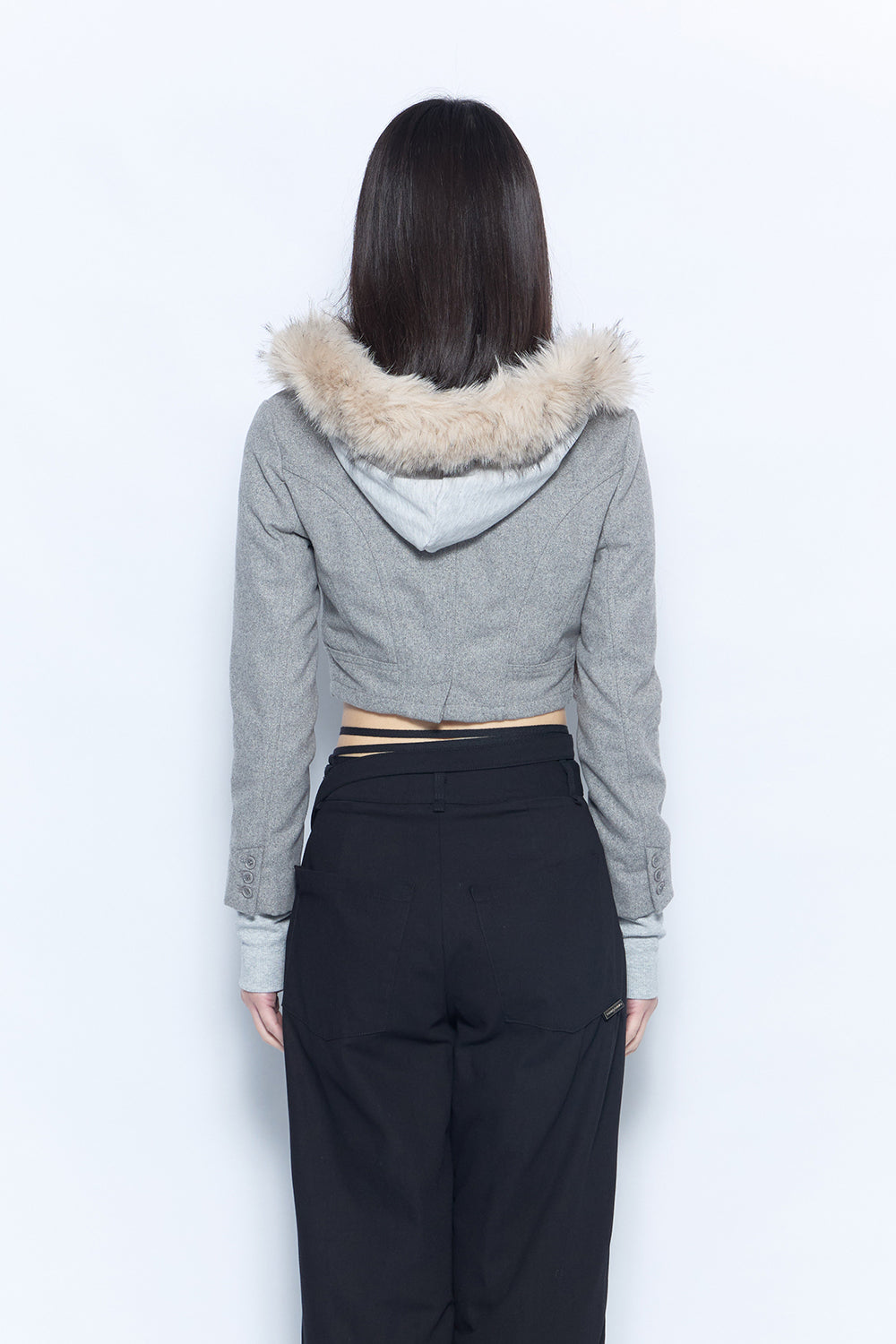 layered trim jacket