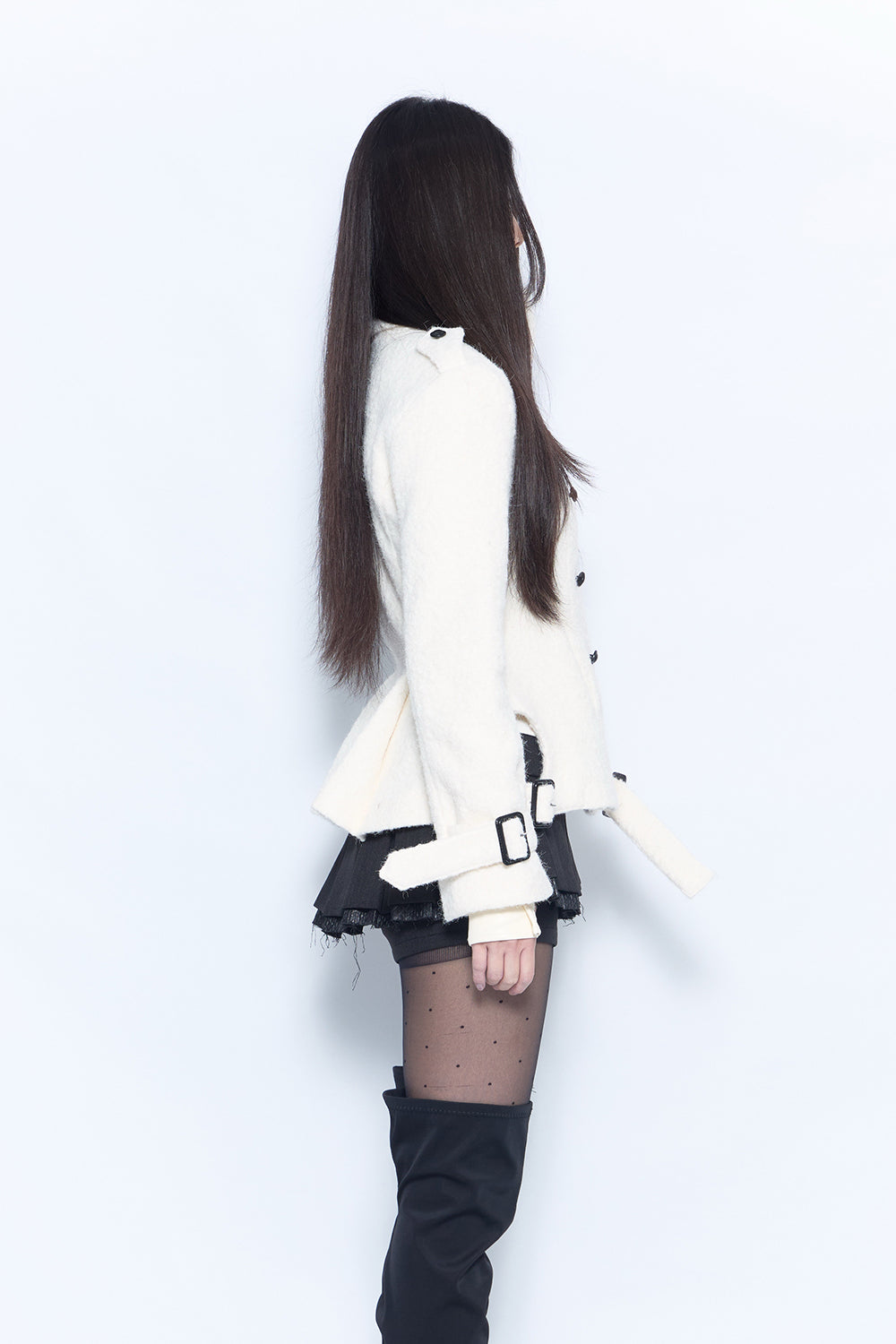 sculpt boucle coat