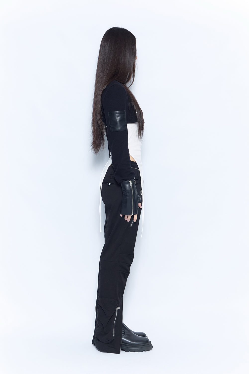zip structure pants