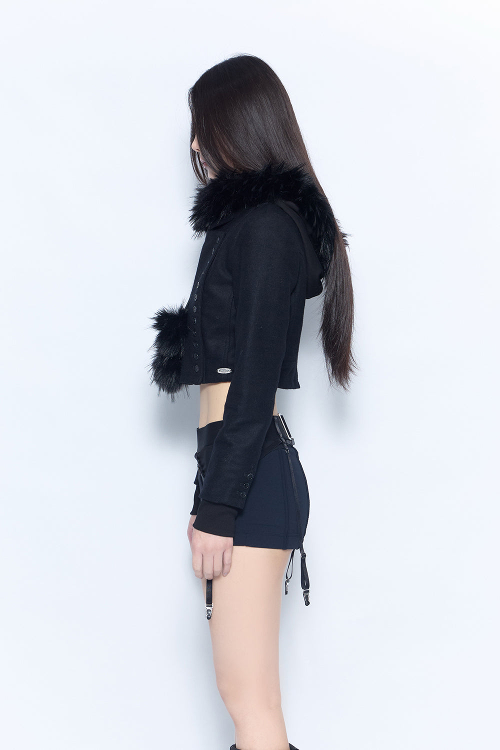 layered trim jacket