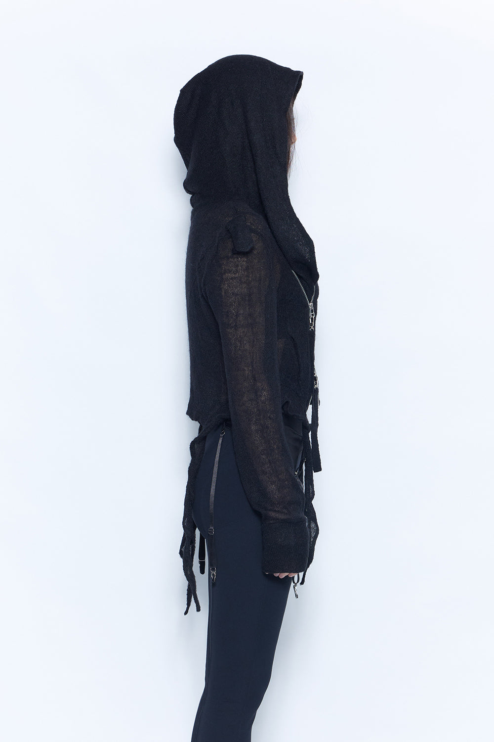 slash zip tail tops
