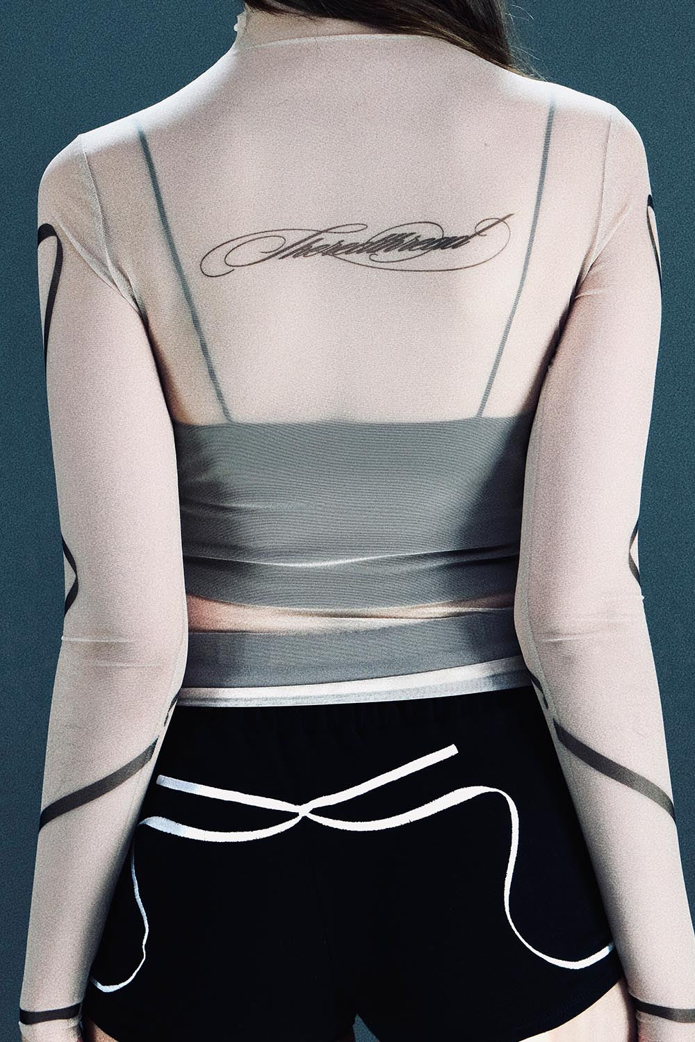 THEREDTHREAD / ザレッドスレッド】S ribbon tops tattoo