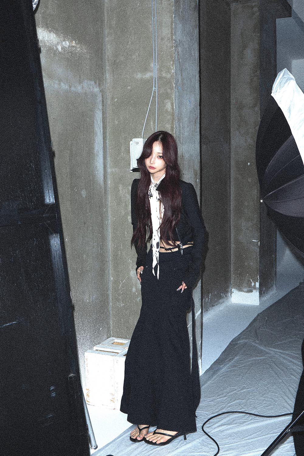 S tail skirt long